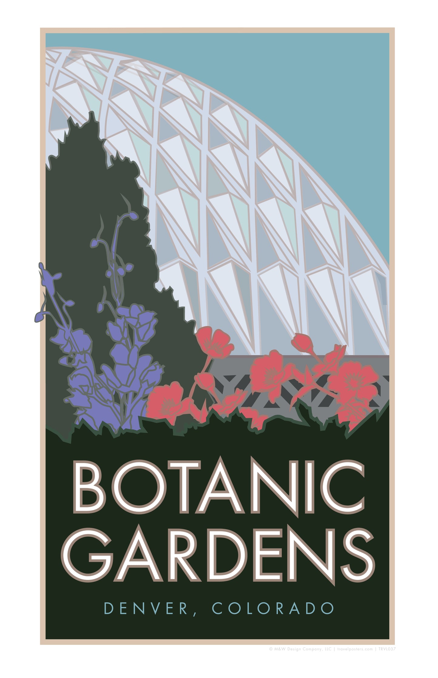 Botanic Gardens, Denver, Colorado - Poster