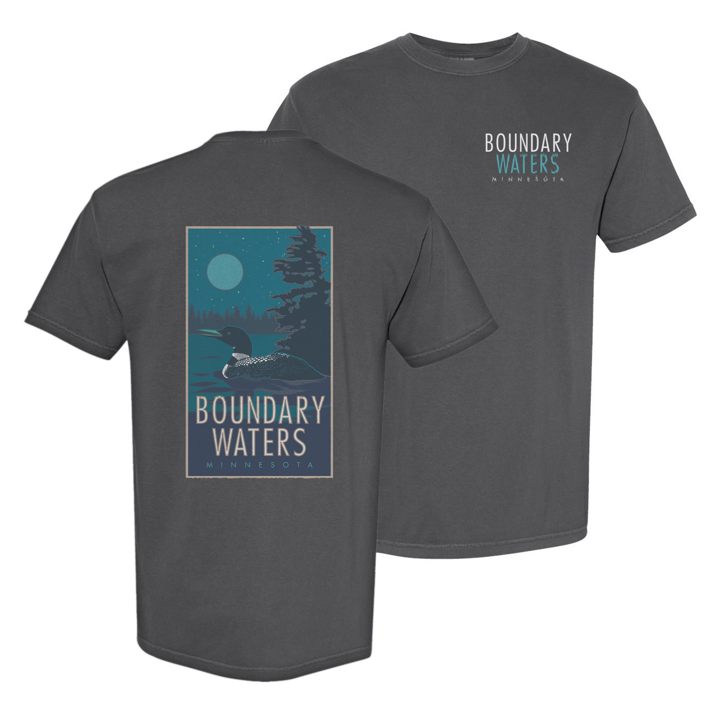 Boundary Waters, Minnesota - Comfort Colors Heavyweight T-Shirt