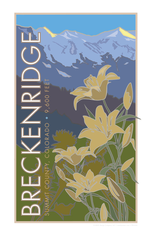 Breckenridge, Colorado, Summer Lilies - Poster