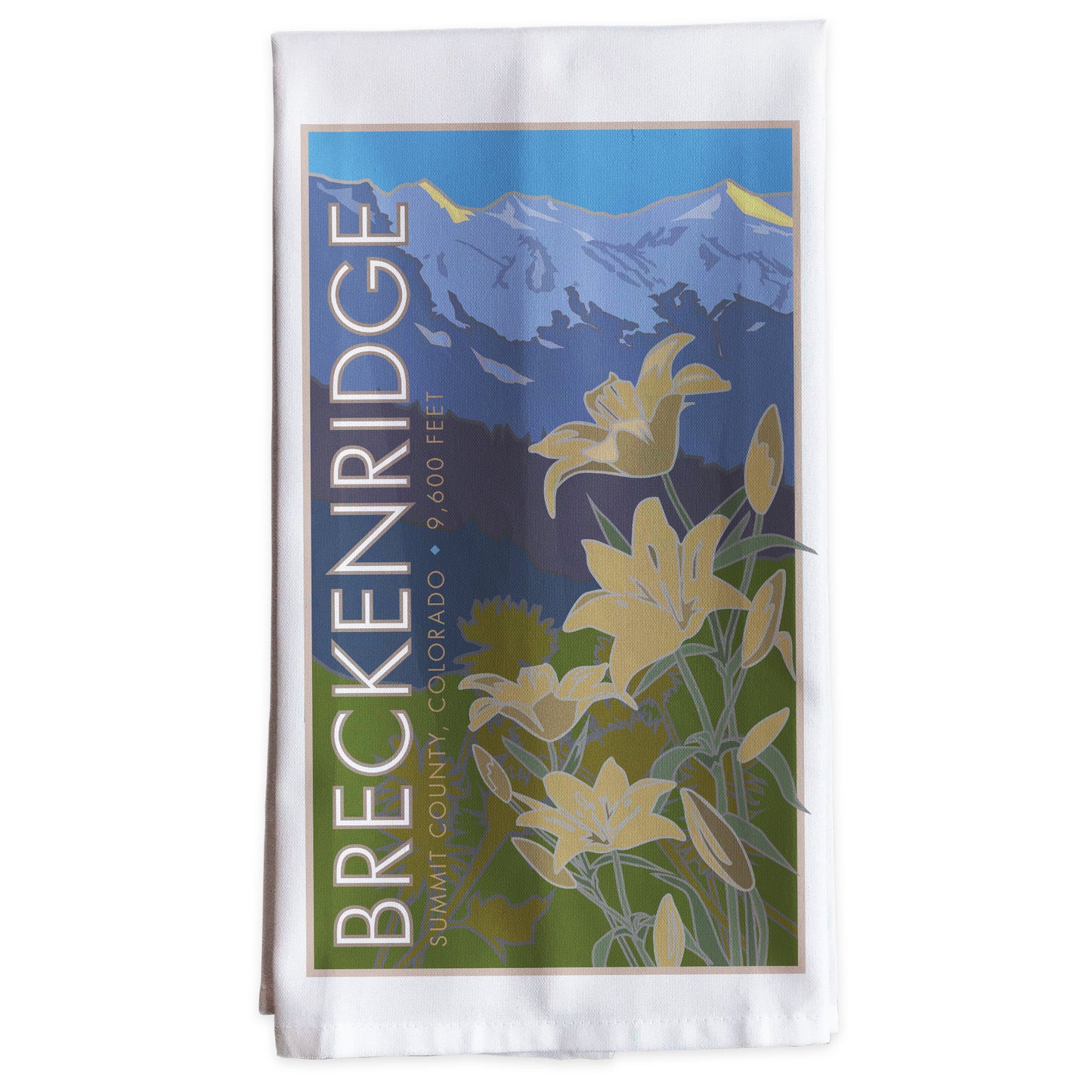 Breckenridge, Colorado, Summer Lilies -Tea Towel