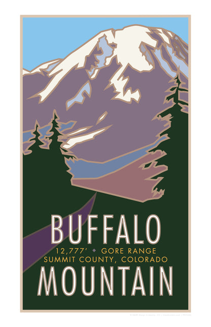 Buffalo Mountain, Summit County Colorado - Poster
