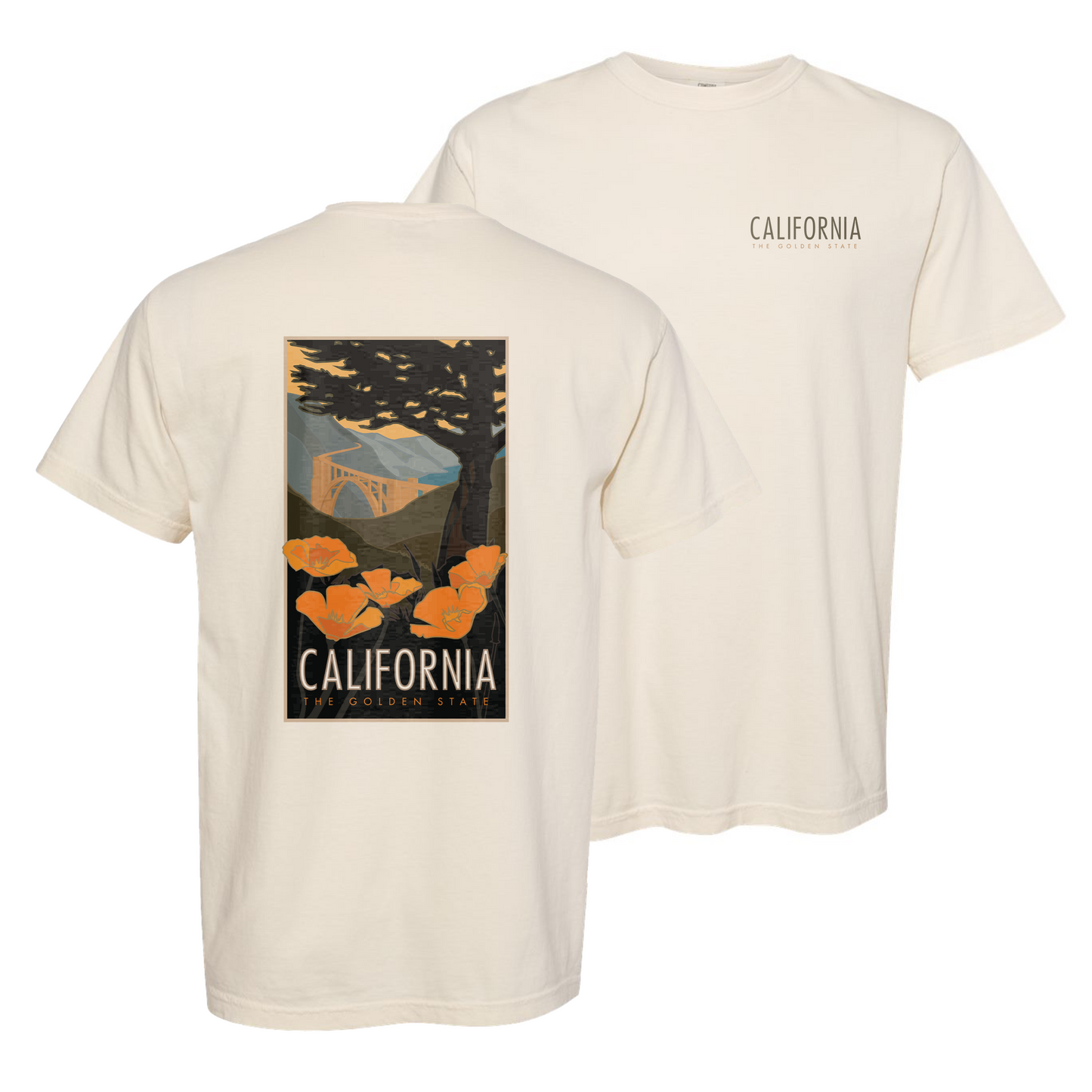 CALIFORNIATGS - Comfort Colors Heavyweight T-Shirt