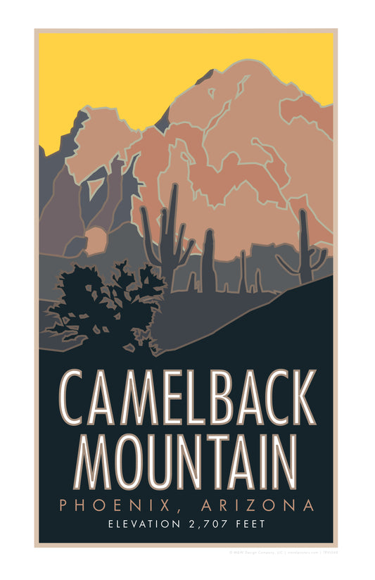 Camelback Mountain, Arizona - Poster