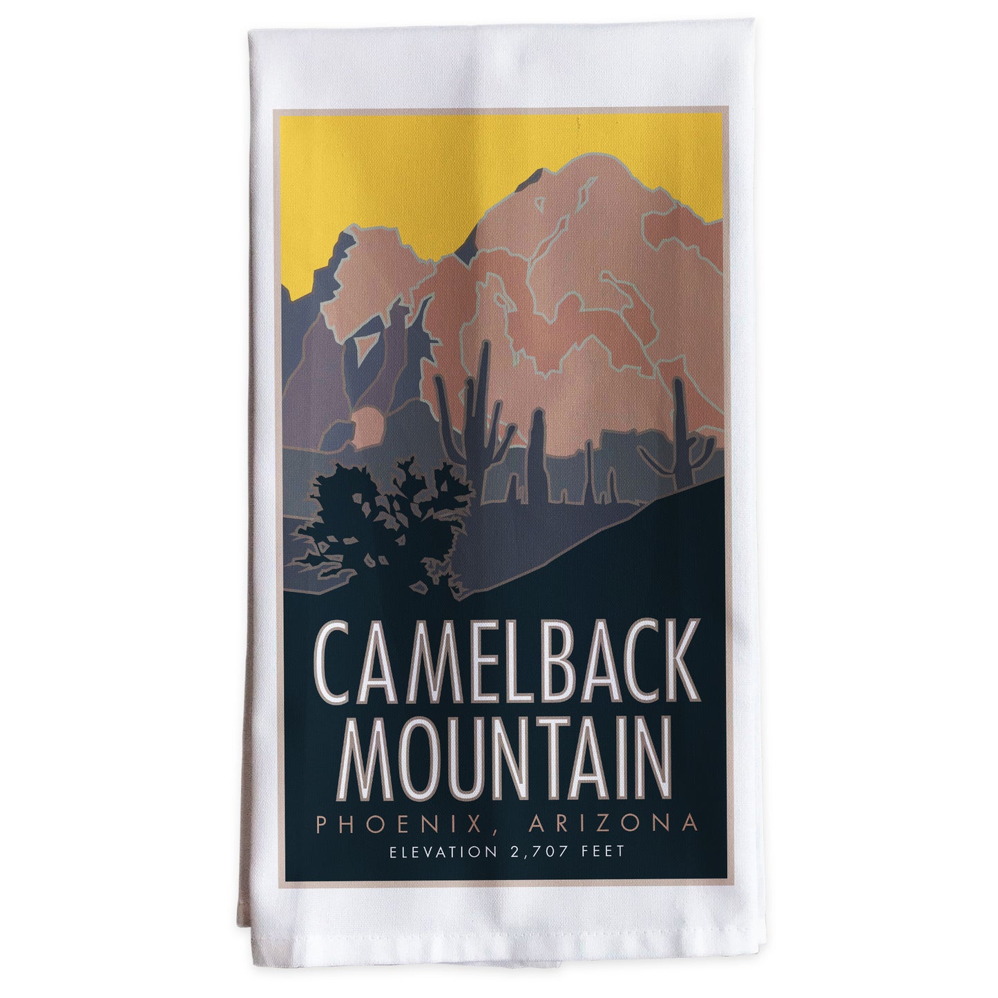 Camelback Mountain, Arizona -Tea Towel