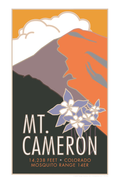 Mt. Cameron, Colorado - Colorado 14er - Poster