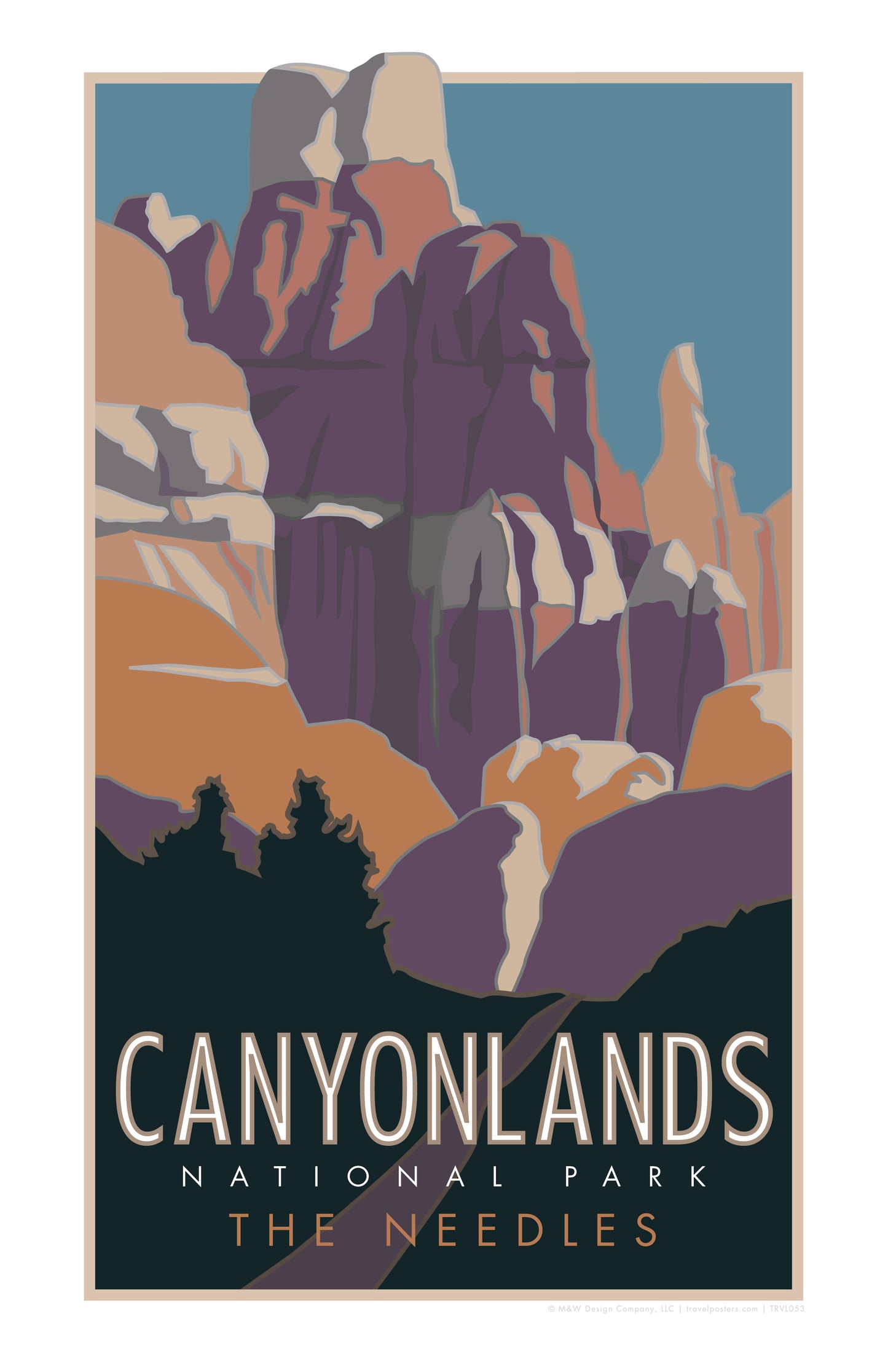 Canyonlands National Park, Utah - The Needles - Poster