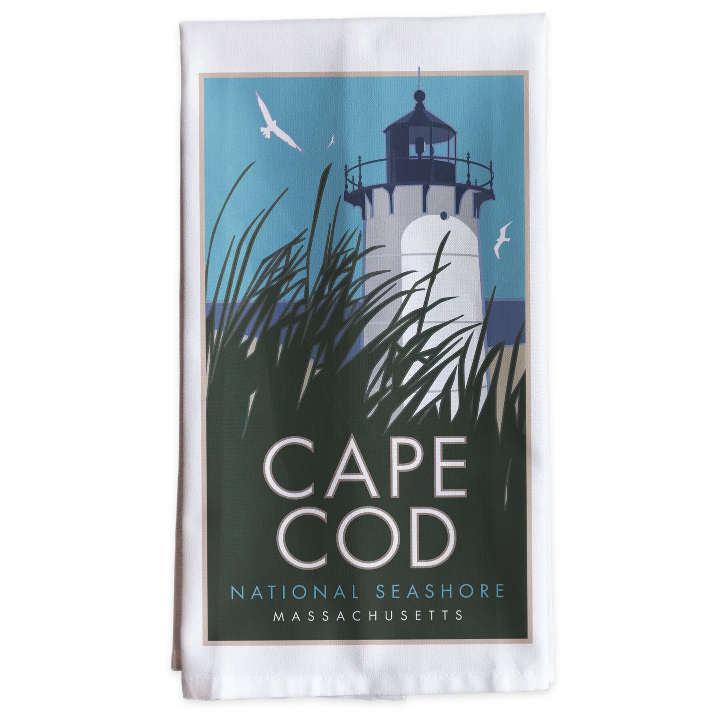 Cape Cod, Massachusetts -Tea Towel