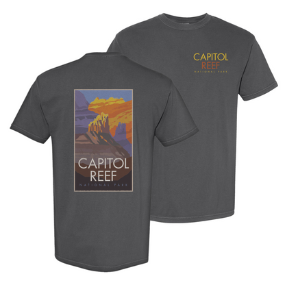 Capitol Reef National Park, Utah - Comfort Colors Heavyweight T-Shirt