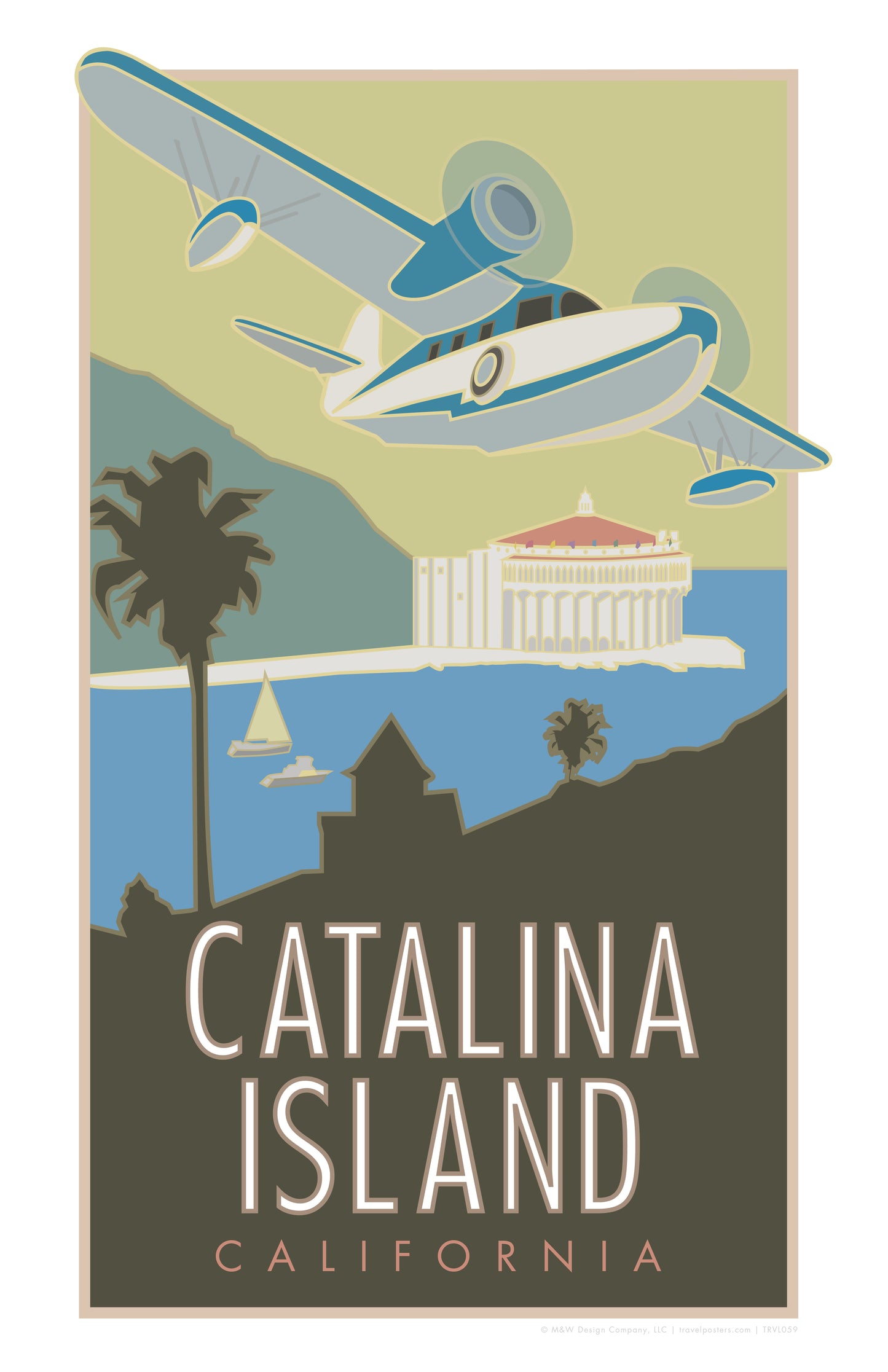 Catalina Island, California - Poster
