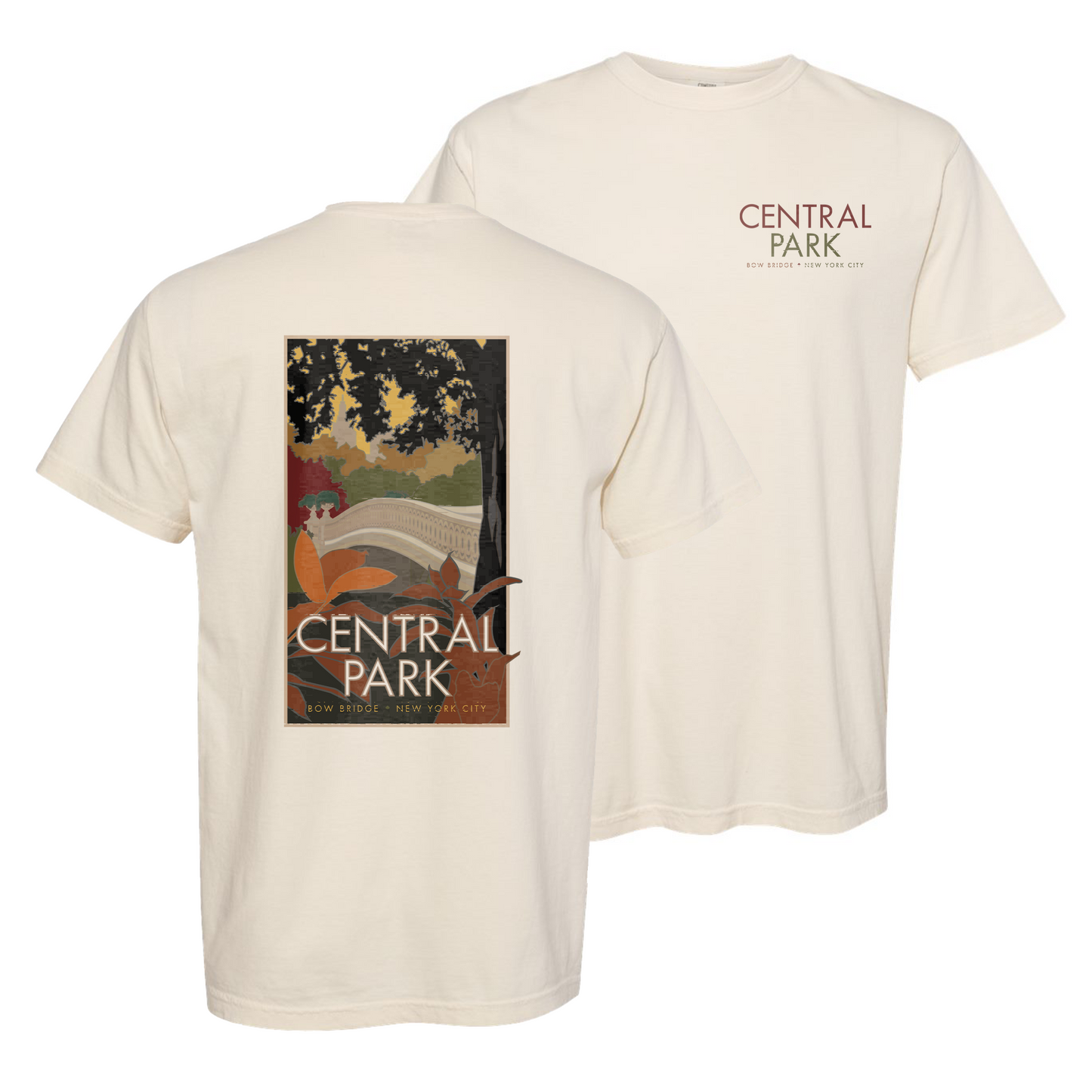 CENTRALPARKBOWBRIDGE - Comfort Colors Heavyweight T-Shirt
