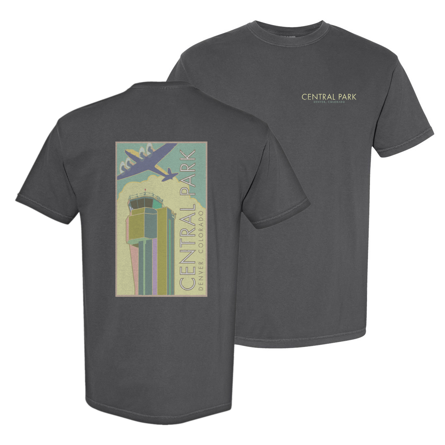 CENTRALPARKDENVER - Comfort Colors Heavyweight T-Shirt