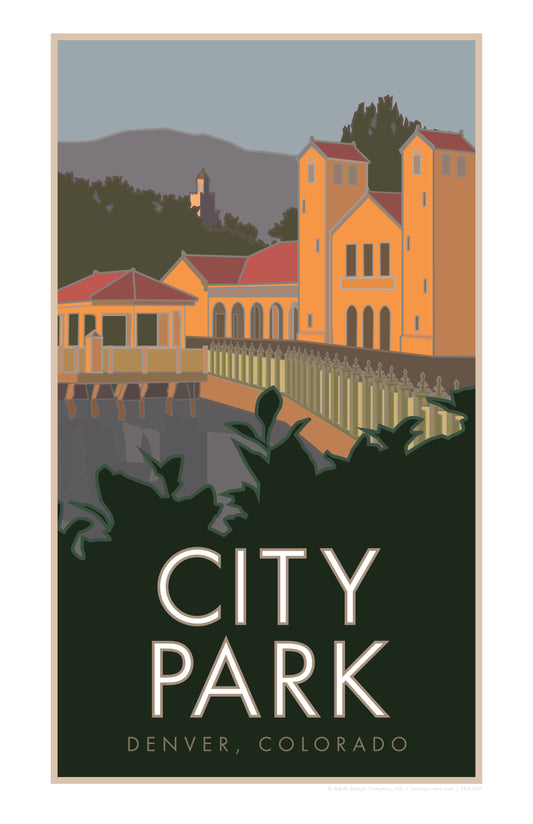 City Park, Denver, Colorado - Poster