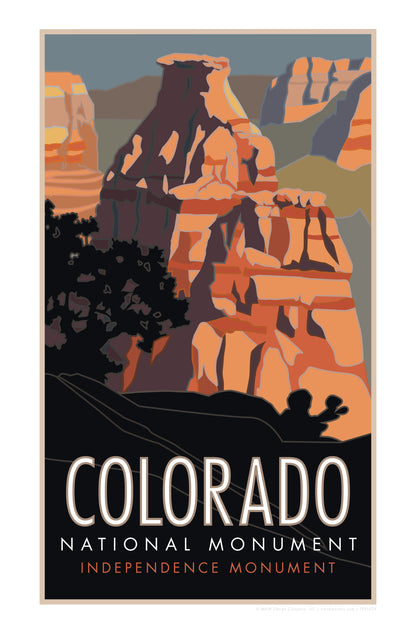 Colorado National Monument #2 (Independence Monument) - Poster