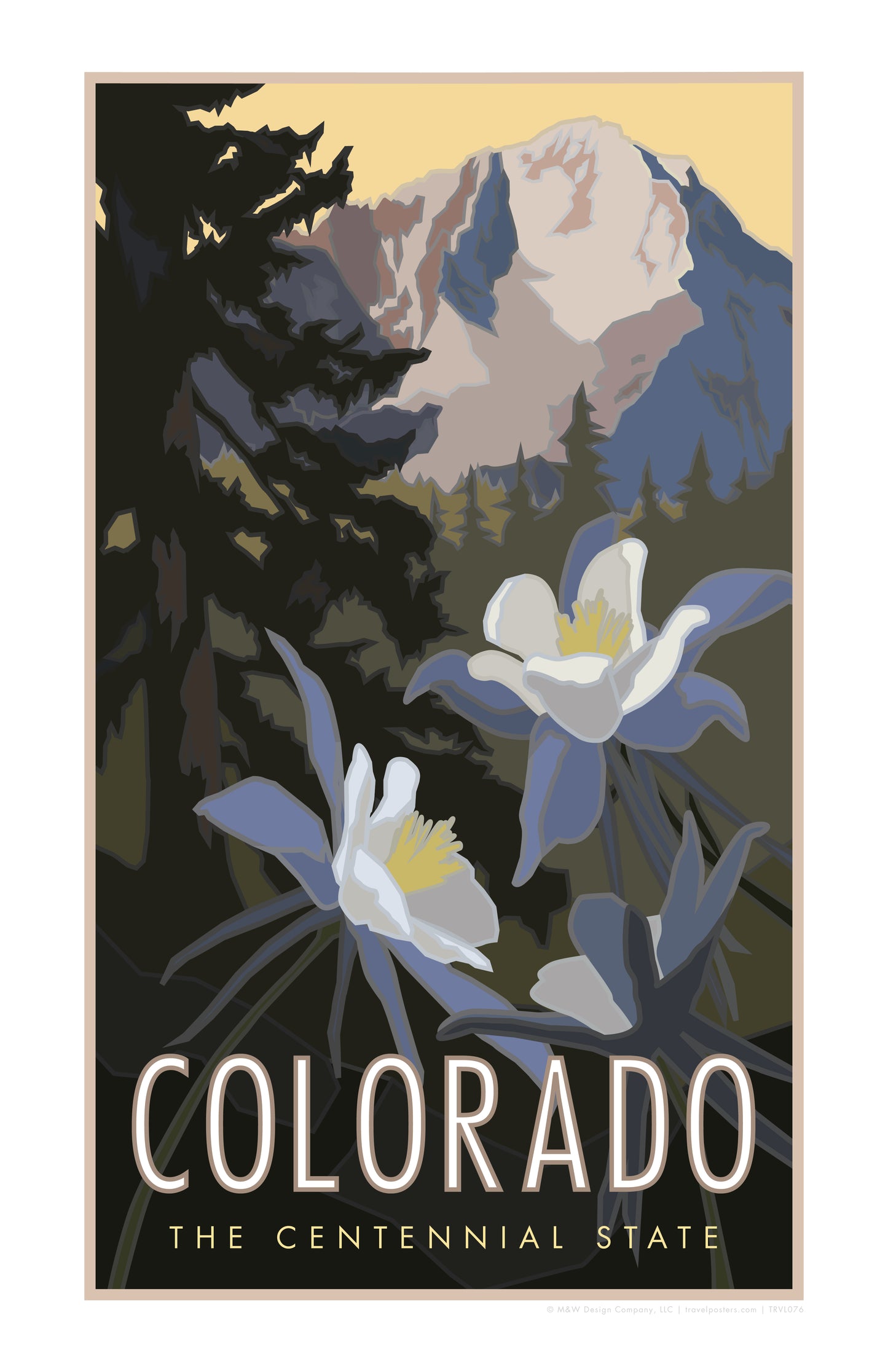 Colorado - The Centennial State - Poster