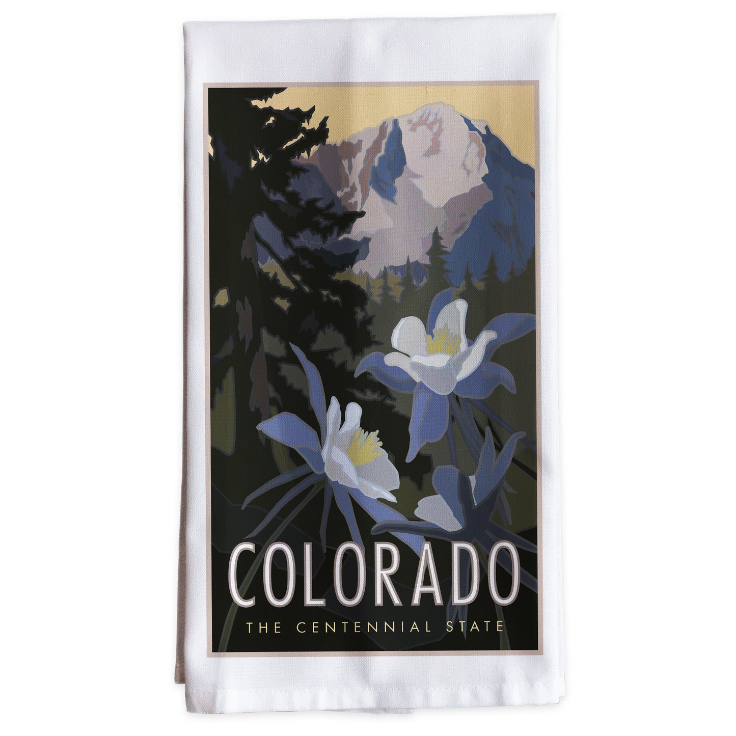 Colorado - The Centennial State -Tea Towel