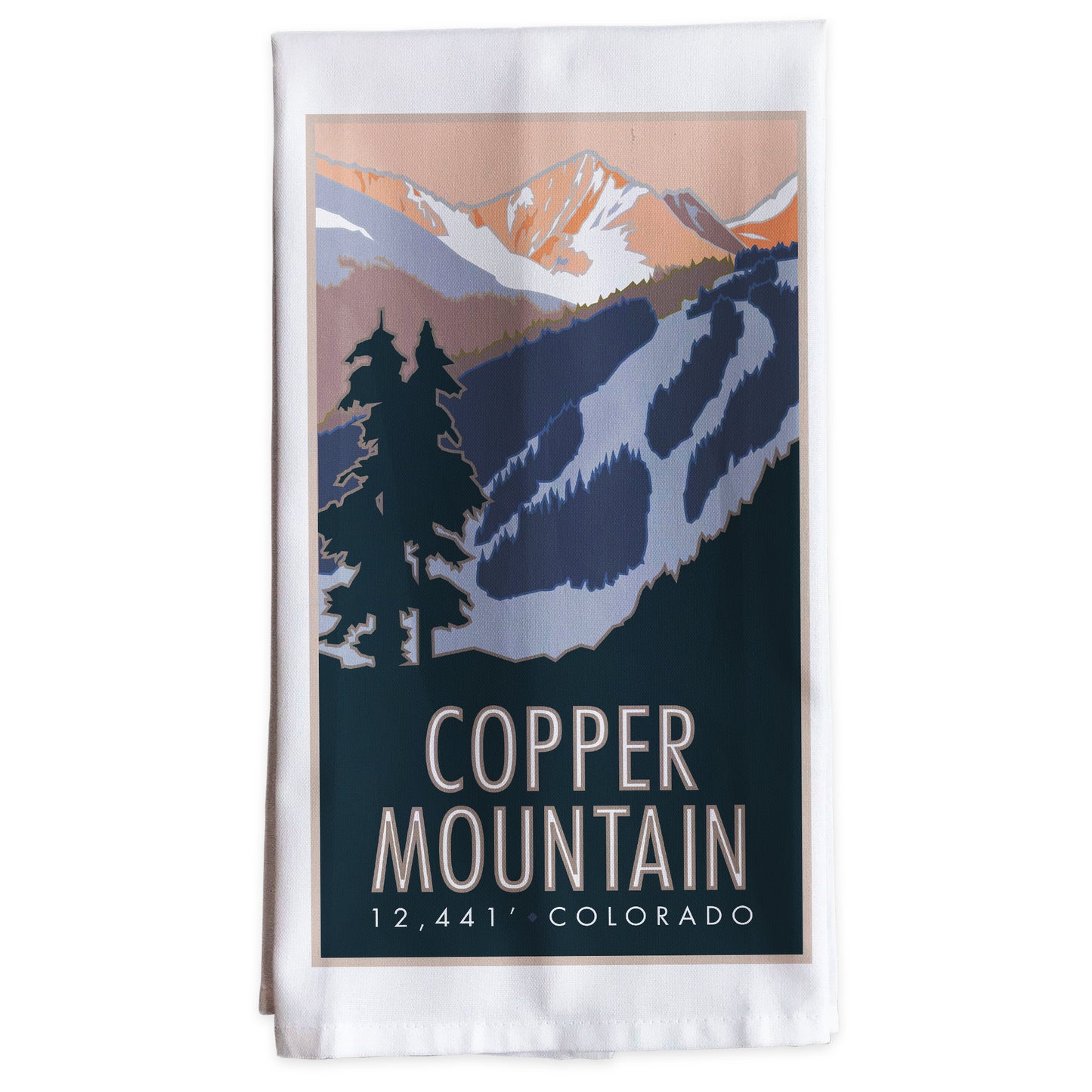 Copper Mountain, Colorado -Tea Towel
