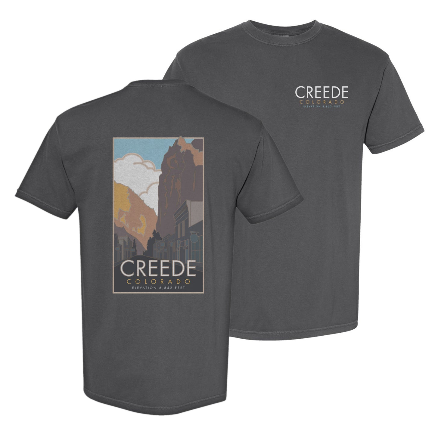 Creede, Colorado - Comfort Colors Heavyweight T-Shirt