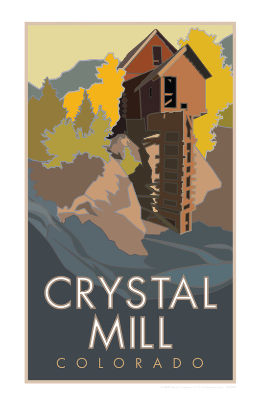 Crystal Mill, Colorado - Poster