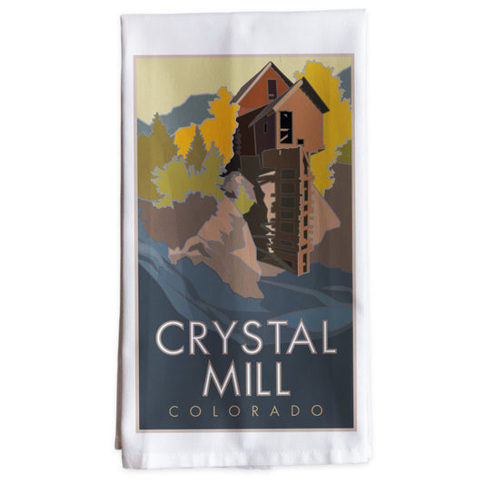 Crystal Mill, Colorado -Tea Towel
