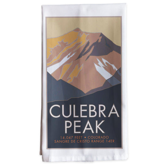 Culebra Peak, Colorado - Colorado 14er -Tea Towel
