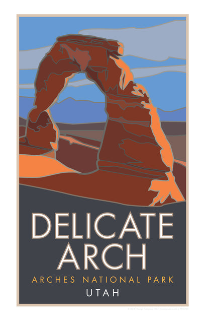 Delicate Arch, Arches National Park, Utah - Poster