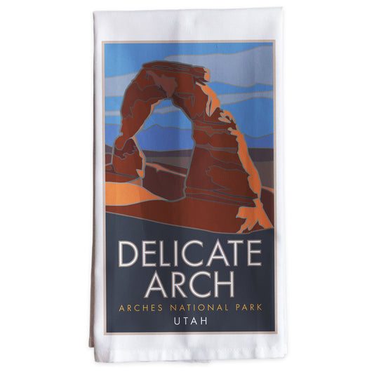 Delicate Arch, Arches National Park, Utah -Tea Towel