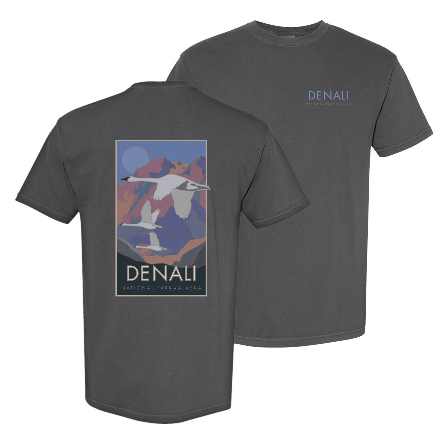 Denali National Park - Comfort Colors Heavyweight T-Shirt