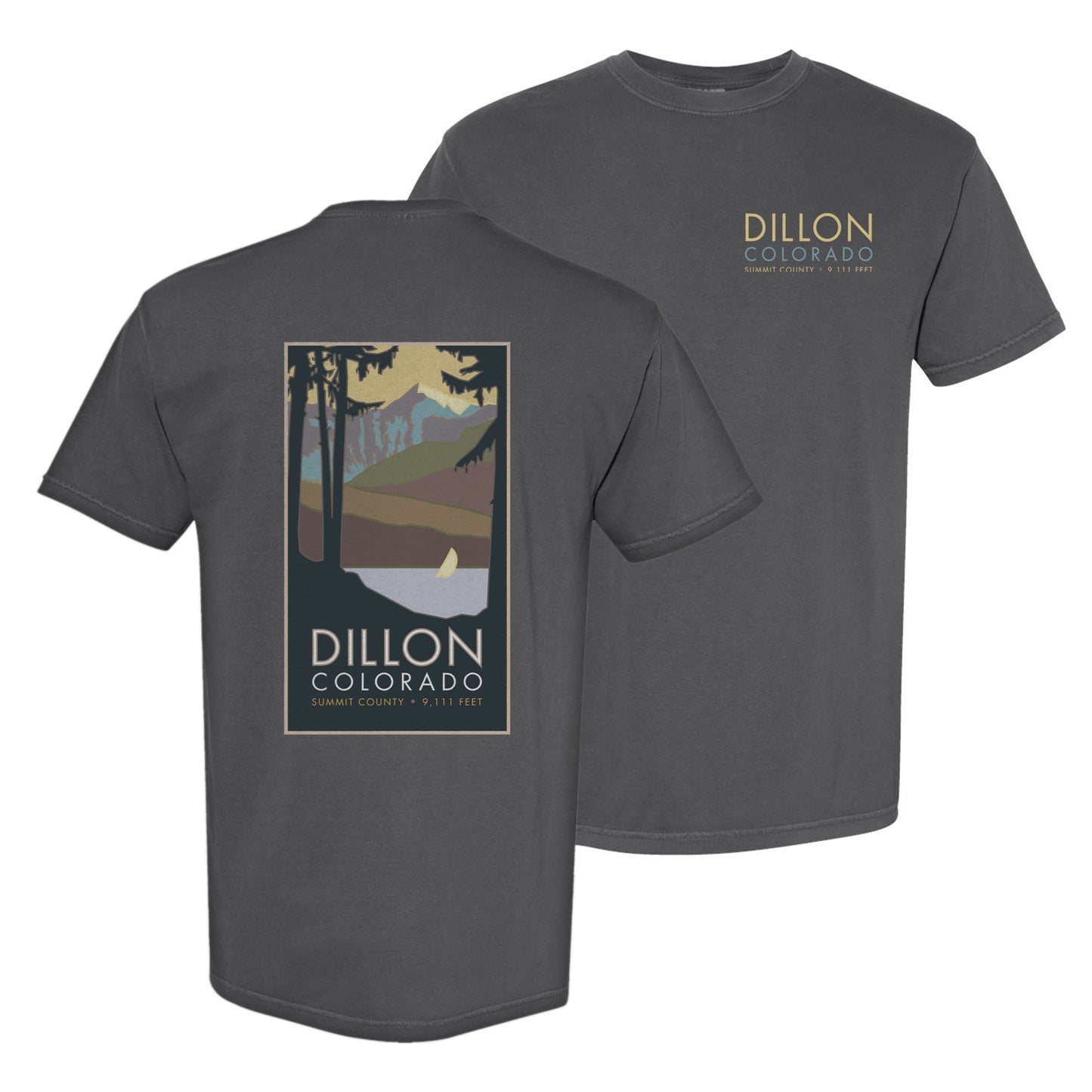 Lake Dillon, Colorado - Comfort Colors Heavyweight T-Shirt