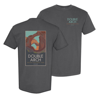 Double Arch, Arches National Park, Utah - Comfort Colors Heavyweight T-Shirt