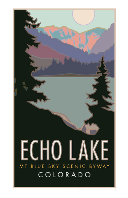 Echo Lake, Colorado - Poster