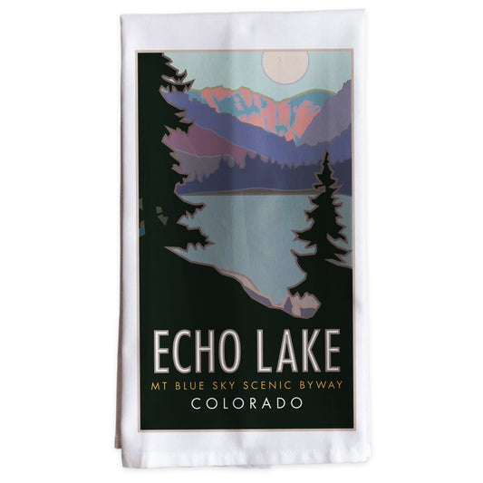 Echo Lake, Colorado -Tea Towel