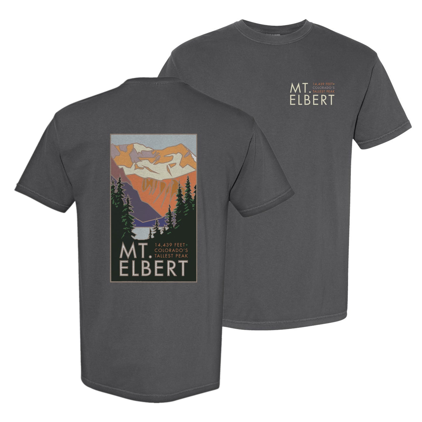 Mt. Elbert, Colorado - Comfort Colors Heavyweight T-Shirt