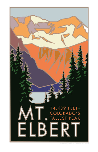 Mt. Elbert, Colorado - Colorado 14er - Poster