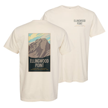Ellingwood Point, Colorado - Comfort Colors Heavyweight T-Shirt