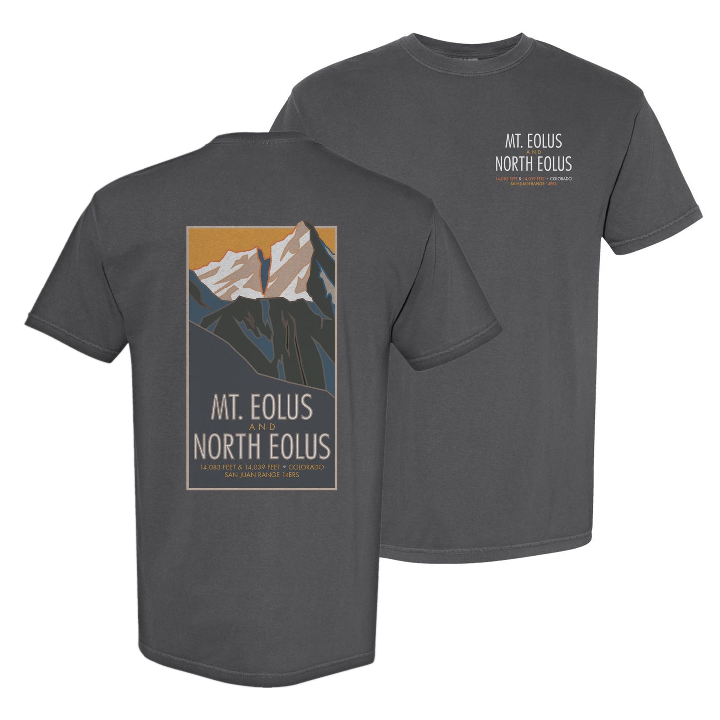 Mt Eolus, Colorado - Comfort Colors Heavyweight T-Shirt