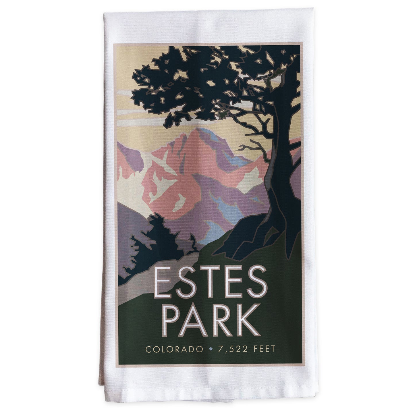 Estes Park, Colorado -Tea Towel