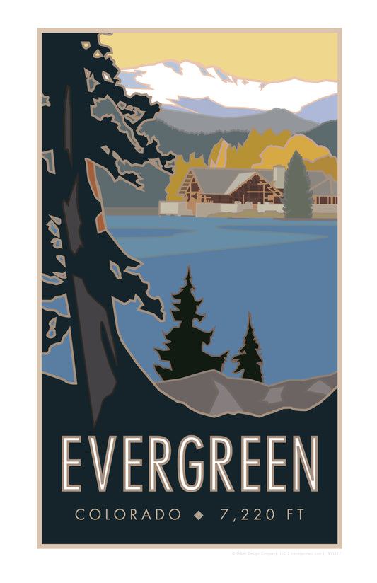 Evergreen, Colorado - Poster