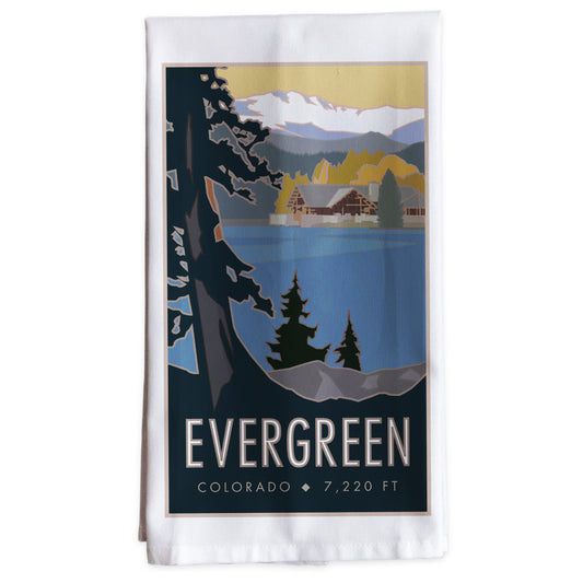 Evergreen, Colorado -Tea Towel