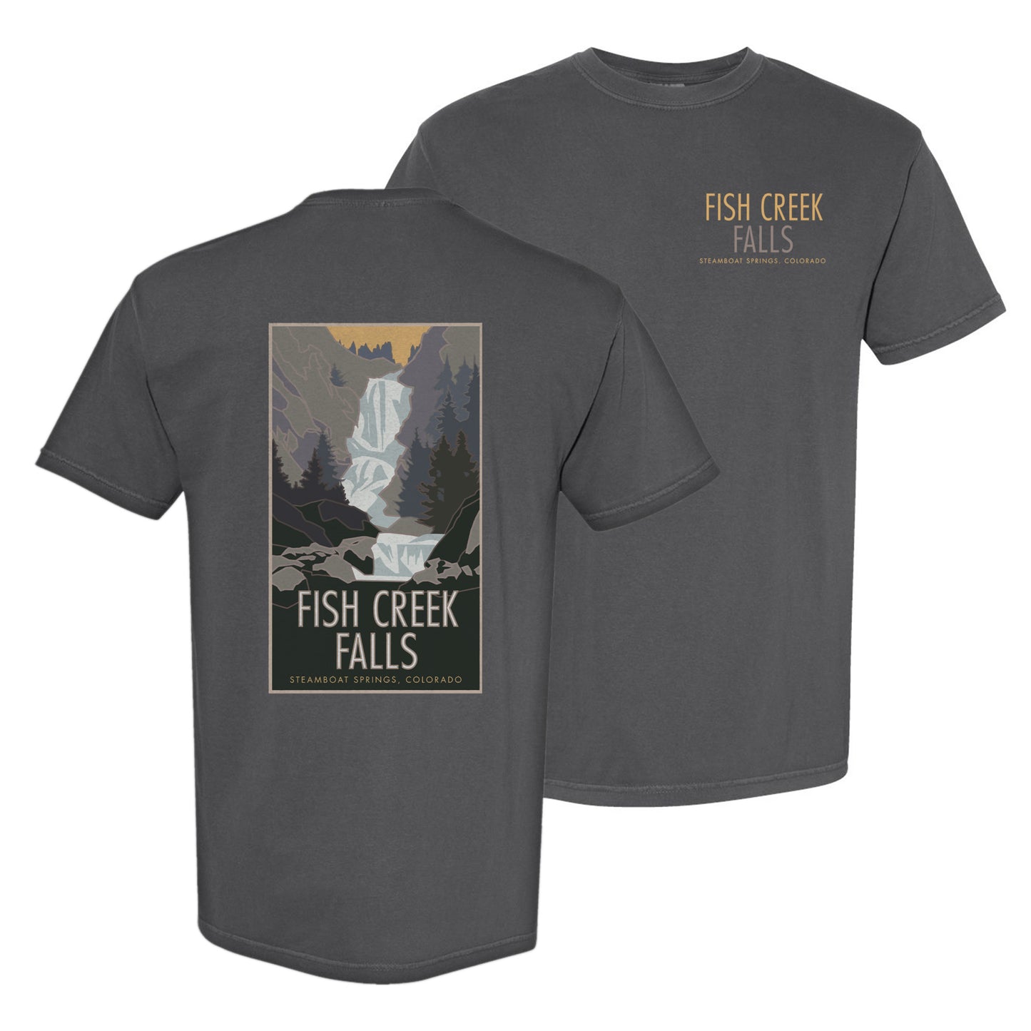 Fish Creek Falls - Comfort Colors Heavyweight T-Shirt