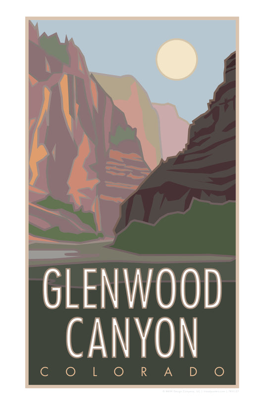 Glenwood Canyon, Colorado - Poster