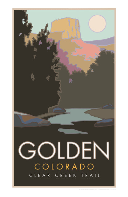 Golden, Colorado - Poster