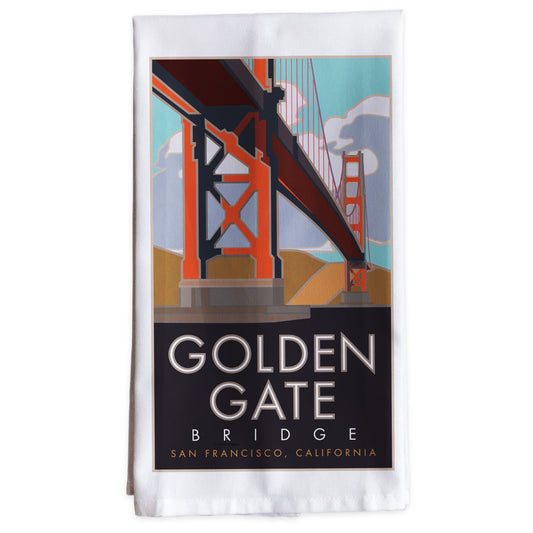 Golden Gate Bridge 1, San Francisco, California -Tea Towel