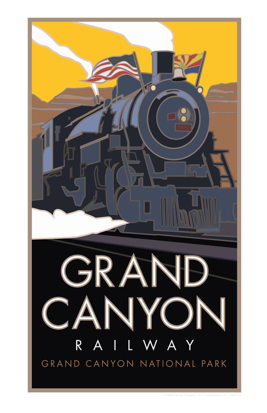 Grand Canyon Railway, Arizona - Poster