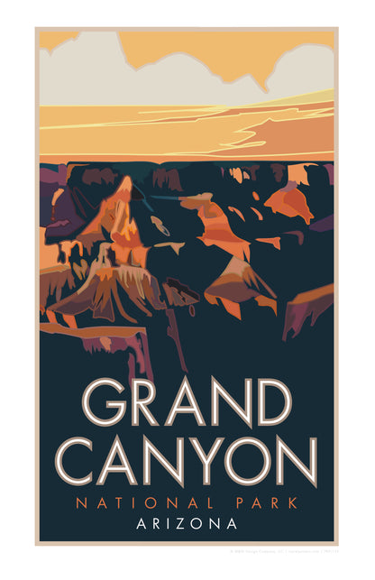 Grand Canyon (Sunset), Arizona - Poster