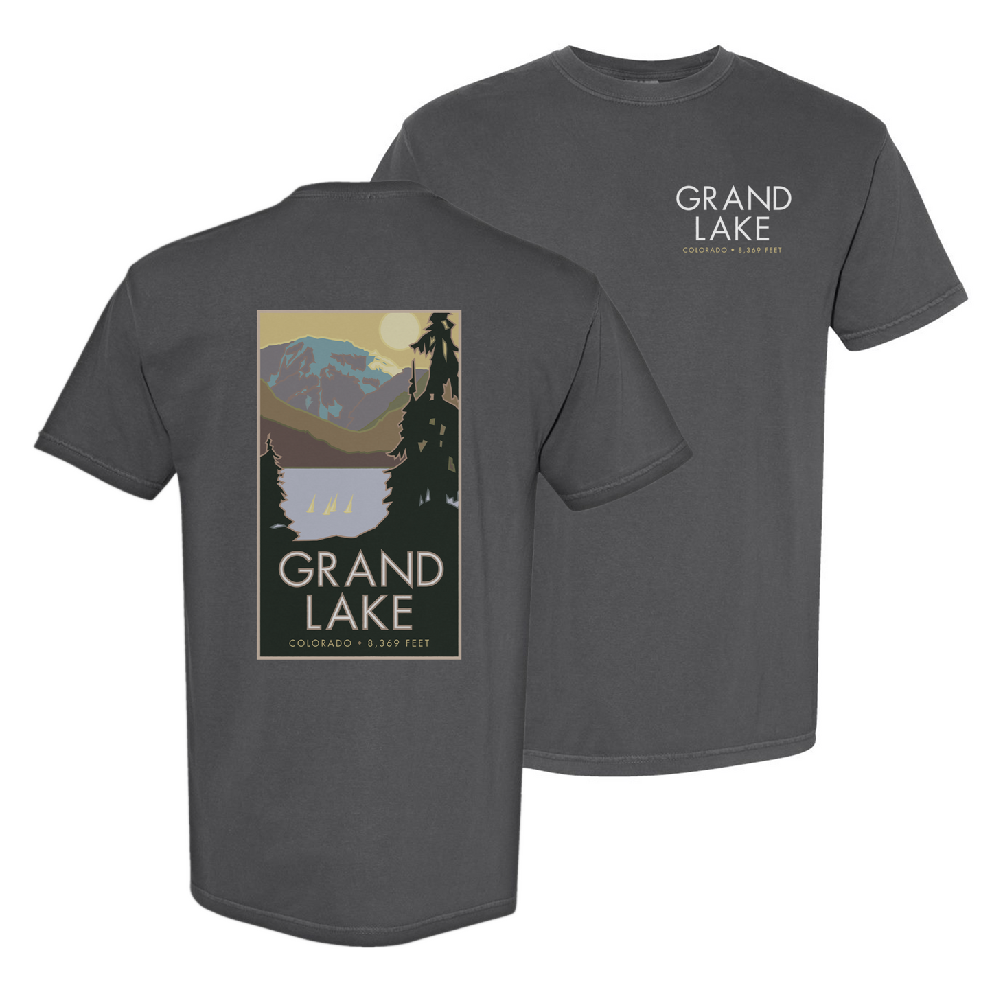 Grand Lake, Colorado - Comfort Colors Heavyweight T-Shirt