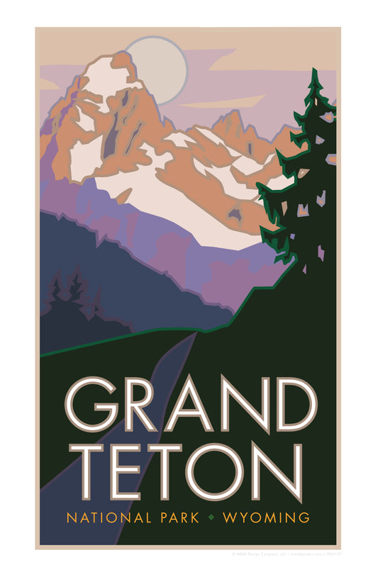 Grand Teton National Park, Wyoming - Poster