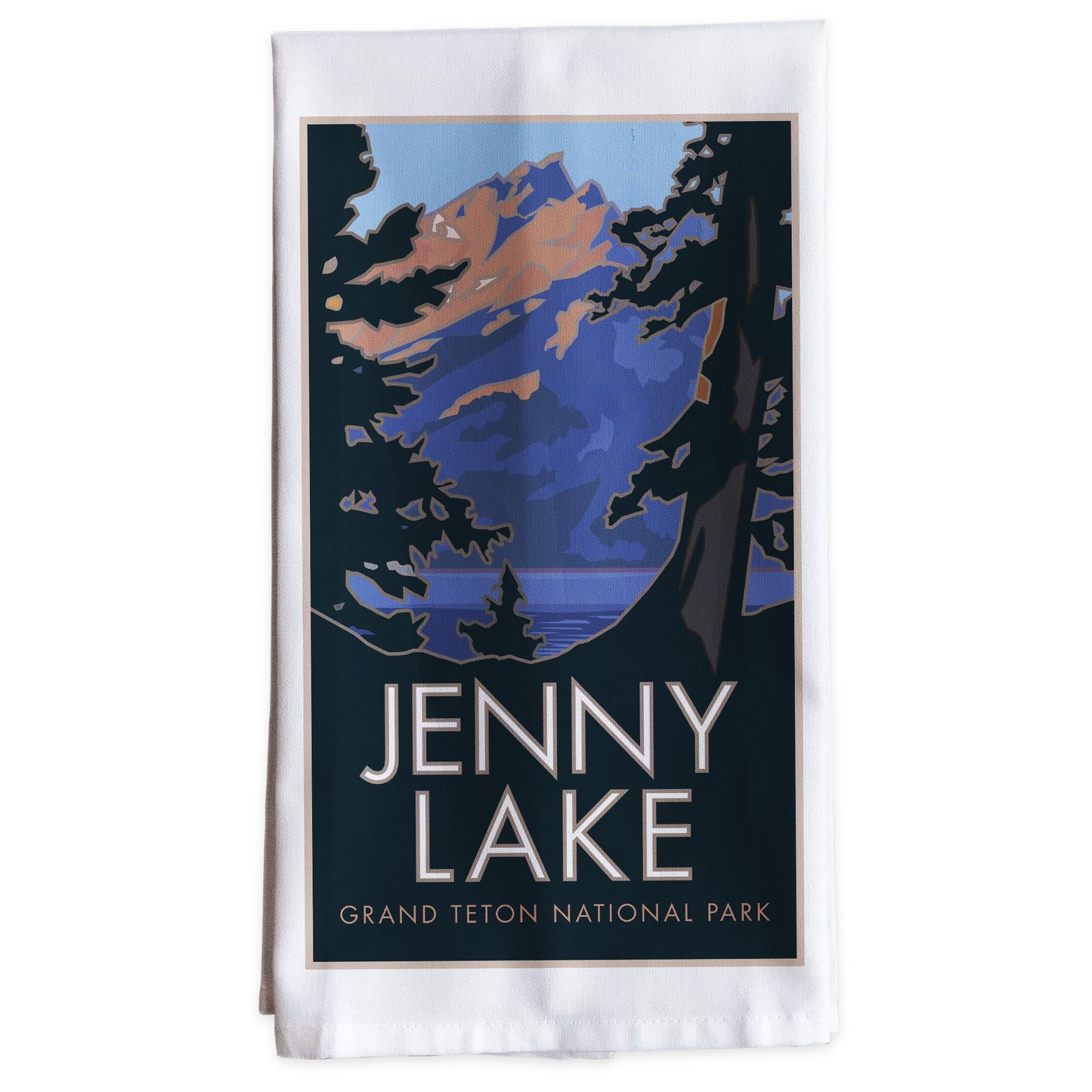 Grand Teton National Park (Jenny Lake) #2, Wyoming -Tea Towel