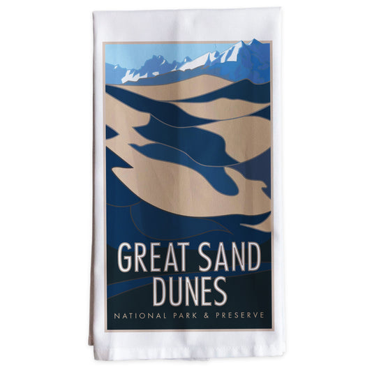 Great Sand Dunes National Park, Colorado -Tea Towel