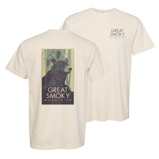 GREATSMOKYMTSBEAR - Comfort Colors Heavyweight T-Shirt