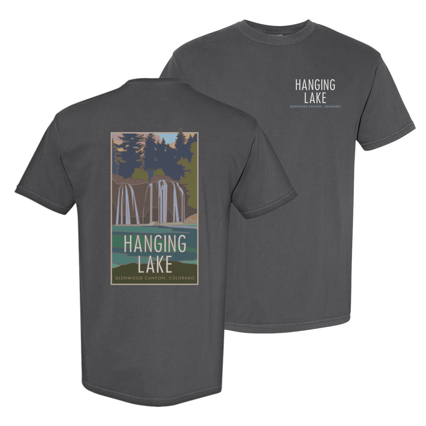 Hanging Lake, Colorado - Comfort Colors Heavyweight T-Shirt